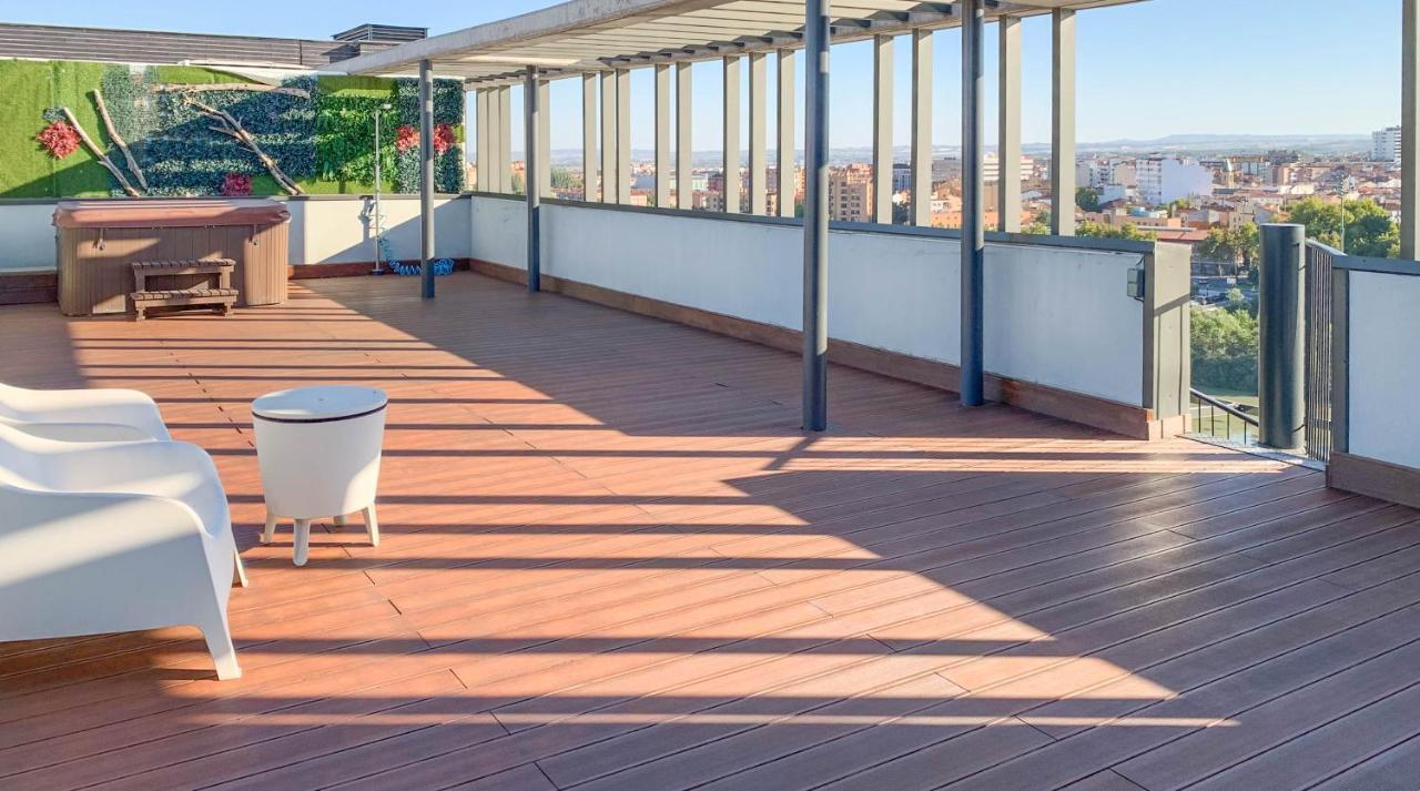 Ático mejores vistas al Pilar jacuzzi y garaje Saragoça Exterior foto